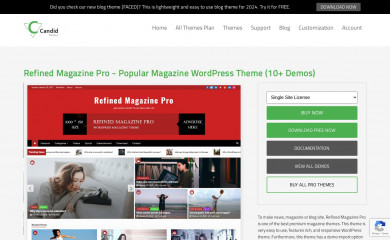 https://www.candidthemes.com/themes/refined-magazine-pro/ screenshot