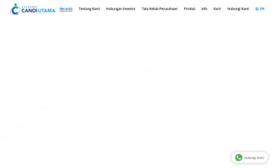 candiutama.co.id screenshot