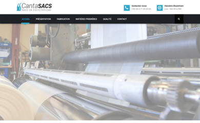 cantasacs.com screenshot