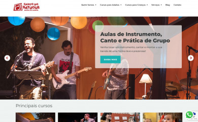 cantodobatuque.com.br screenshot