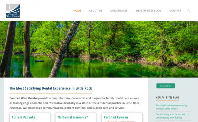 cantrellwestdental.com screenshot