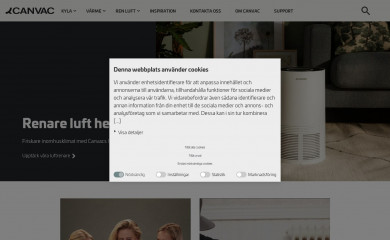 canvac.se screenshot