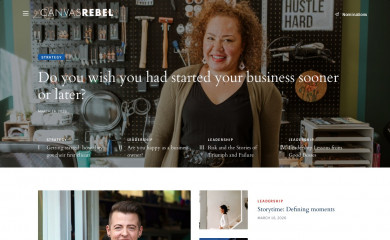 canvasrebel.com screenshot