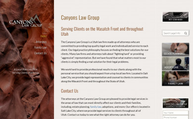 canyonslaw.com screenshot