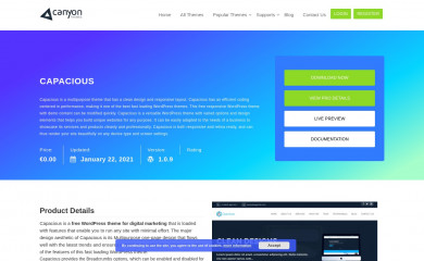 Capacious screenshot