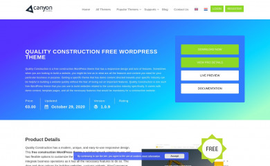 https://www.canyonthemes.com/downloads/quality-construction screenshot