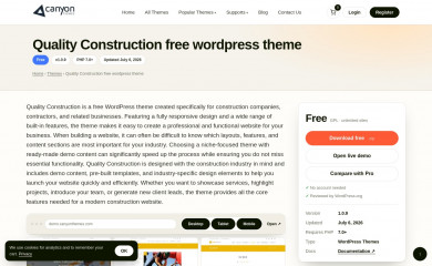 https://www.canyonthemes.com/downloads/quality-construction screenshot