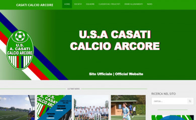 casaticalcioarcore.it screenshot