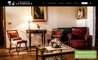 casavacanzefornace.it screenshot