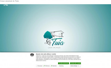casavacanzelatuia.it screenshot