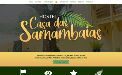 casadassamambaias.com.br screenshot