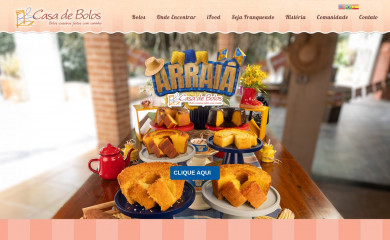 casadebolos.com.br screenshot