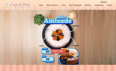 casadebolos.com.br screenshot