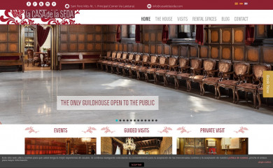 casadelaseda.com screenshot