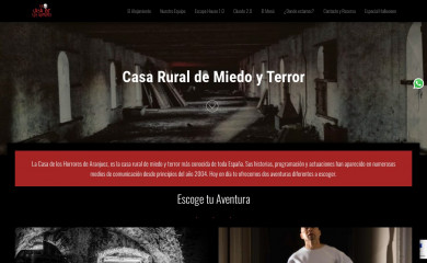 casadeloshorrores.com screenshot