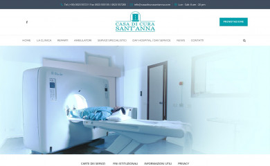 casadicurasantanna.com screenshot