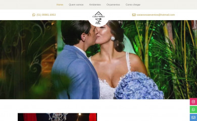 casanossaeventos.com.br screenshot