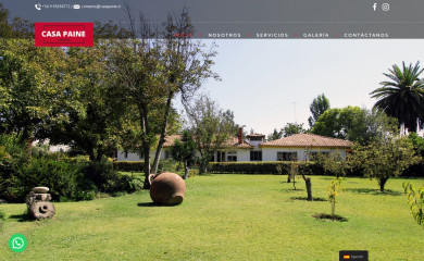 casapaine.cl screenshot