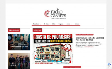 casaresradio.com screenshot