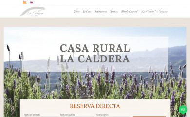 casarurallacaldera.com screenshot