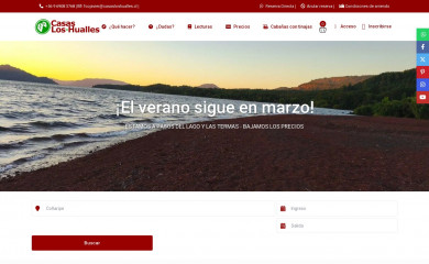 casasloshualles.cl screenshot