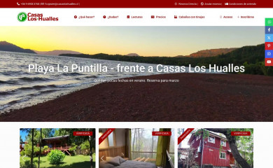 casasloshualles.cl screenshot