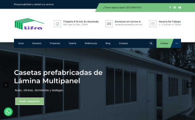 casetaslifra.com.mx screenshot