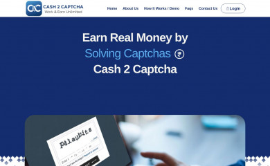 cash2captcha.com screenshot