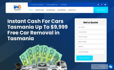 cashforcarstasmania.com.au screenshot
