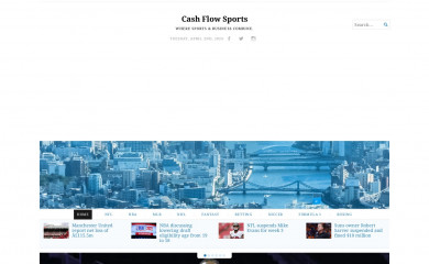 cashflowsports.com screenshot