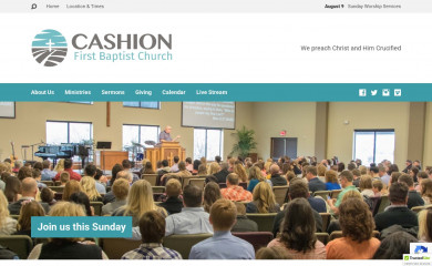 cashionfbc.org screenshot