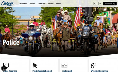 casperpolice.org screenshot