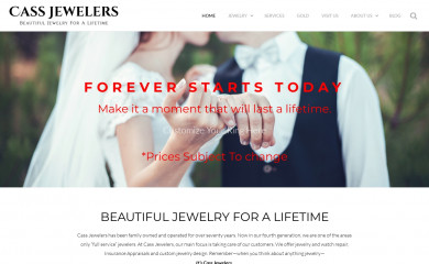 cassjewelers.com screenshot