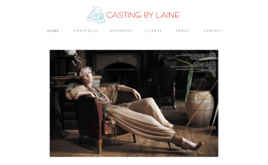 castingbylaine.com screenshot