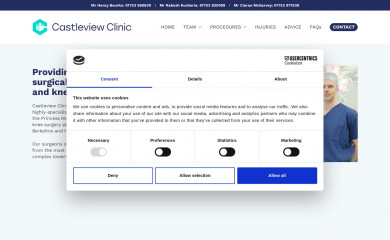 castleviewclinic.com screenshot