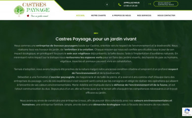 castrespaysage.fr screenshot