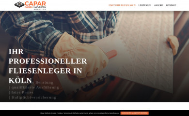 capar-fliesen.de screenshot