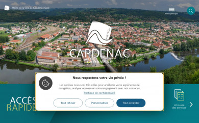 capdenacgare.fr screenshot