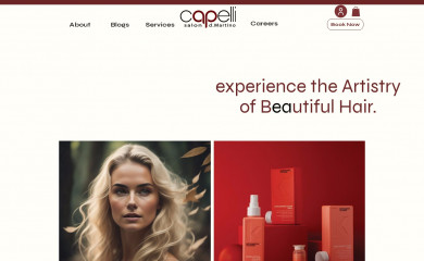 capellisalon.ca screenshot