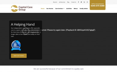 capitalcaregroup.co.uk screenshot