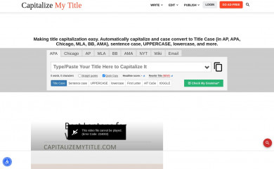 capitalizemytitle.com screenshot
