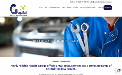 capitalmotandservice.co.uk screenshot