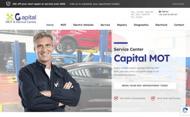 capitalmotandservice.co.uk screenshot