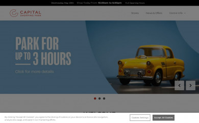 capitalshoppingpark.co.uk screenshot