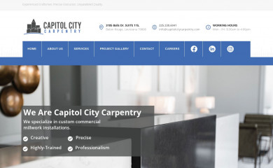 capitolcitycarpentry.com screenshot