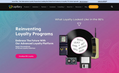 capillarytech.com screenshot
