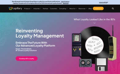 capillarytech.com screenshot