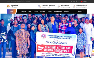 caprecon.org screenshot