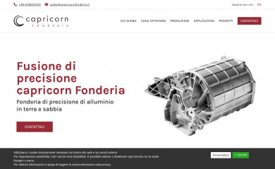 capricornfonderia.it screenshot
