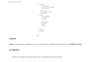 capstone.fr screenshot